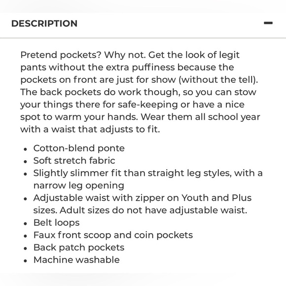 French Toast Stretch Skinny Ponte Navy Pants - 2 pairs/size 6 - Picture 4 of 11